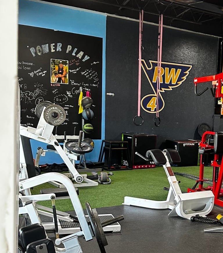 PowerPlay training gym and legacy wall